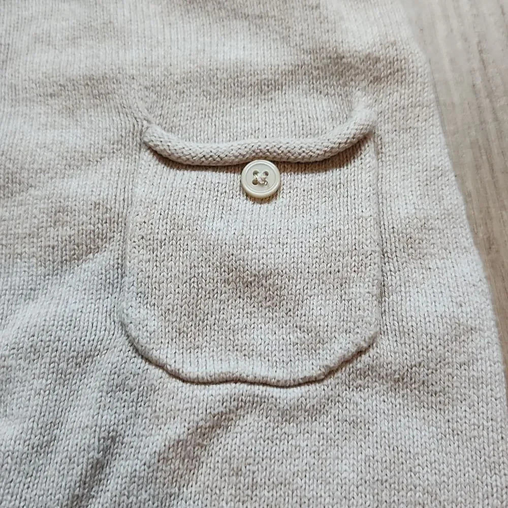 Knit suspender pants